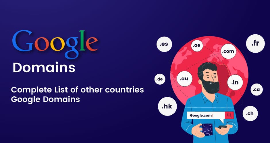 Country Wise Google Domains Lists