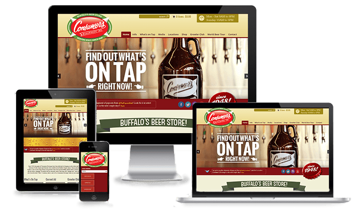 Consumer’s Beverages - W3era client