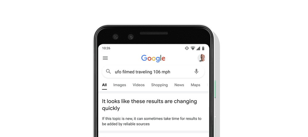 feature creates on Google