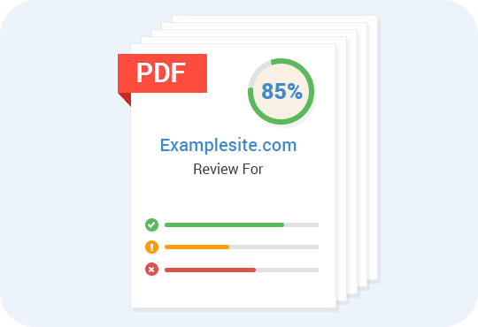 Download Reviews as Branded PDFs