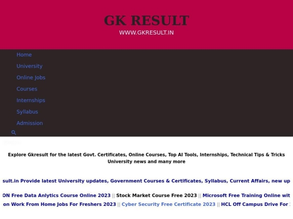 gkresult.in