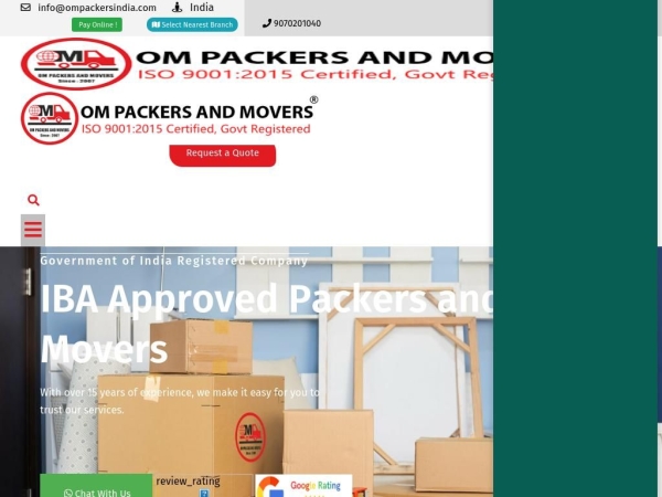 ompackersindia.com