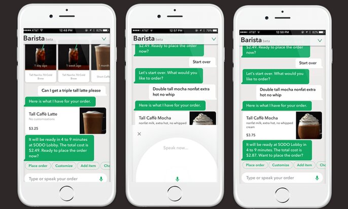 Starbucks with Artificial Intelligence Chatbot